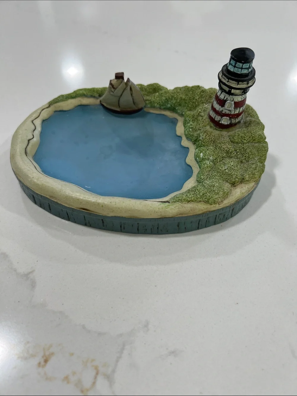 David Carter Brown Ceramic Nautical Soap Dish